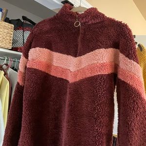 Puff half zip jacket